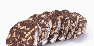 Salame di cioccolato leggerissimo
