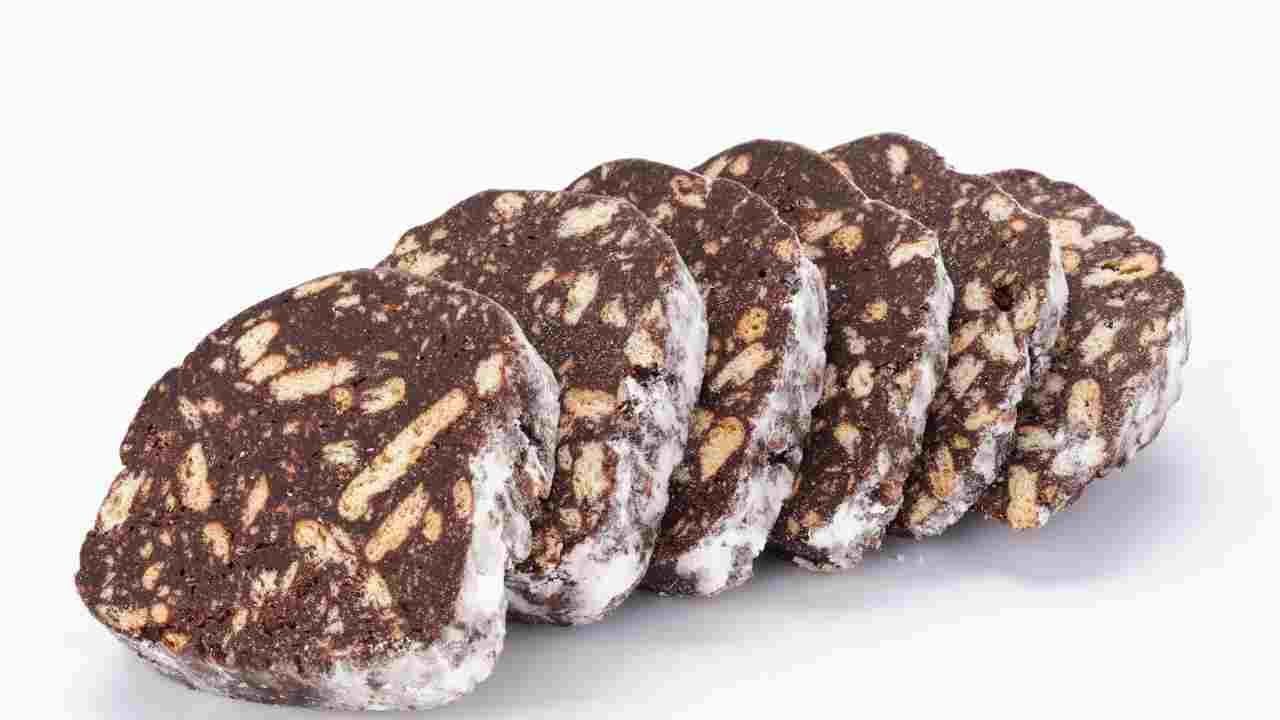 Salame di cioccolato leggerissimo