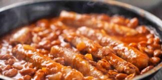 Salsiccia e fagioli in umido. ricettasprint.it
