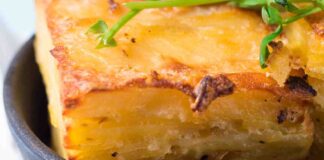 Sformato di patate e peperoni al forno