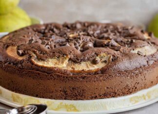Torta cioccolato e pere - RicettaSprint