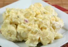 Insalata di patate cremosa, ideale per un contorno o pranzo freddo da preparare in anticipo: i miei figli ne vanno matti insalata di patate cremosa ricettasprint
