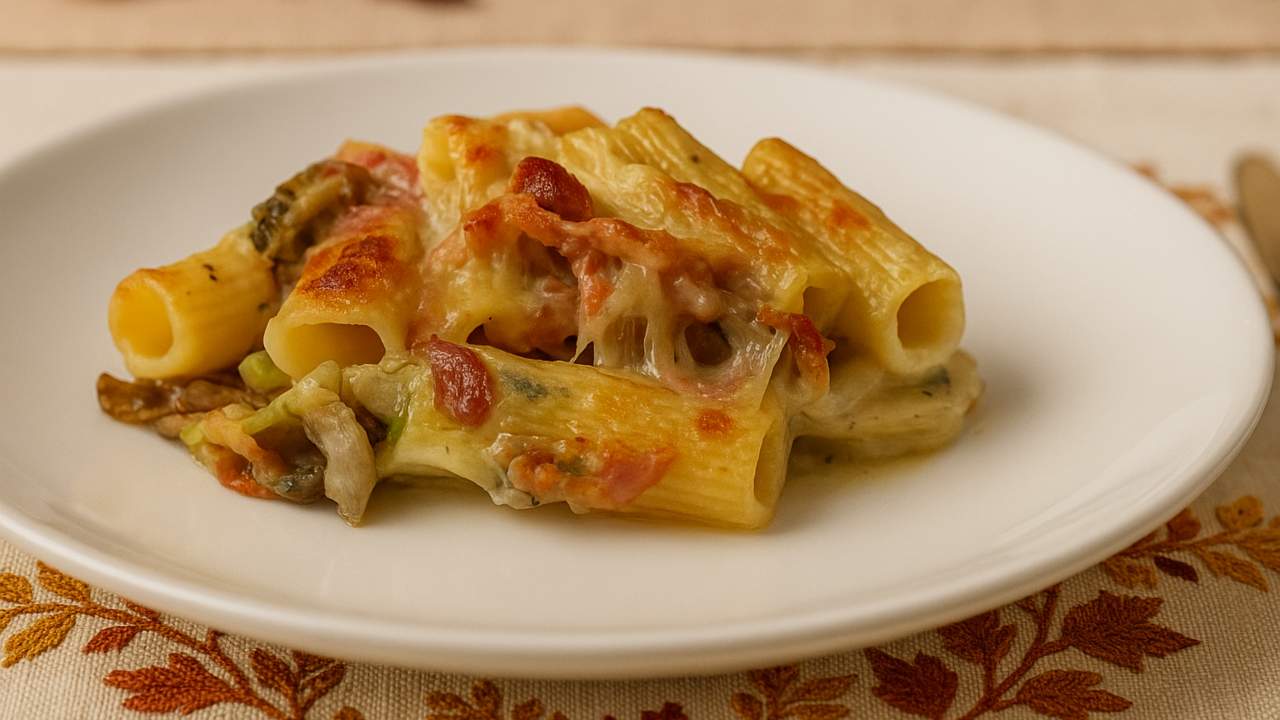 maccheroni gratinati della domenica ricettasprint