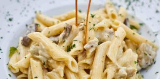 pasta salsiccia e funghi 