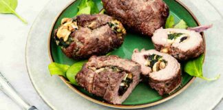 polpettone farcito con spinaci e scamorza ricettasprint.it
