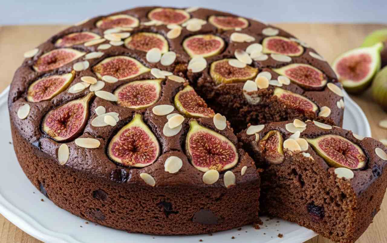 torta soffice cacao fichi ricettasprint