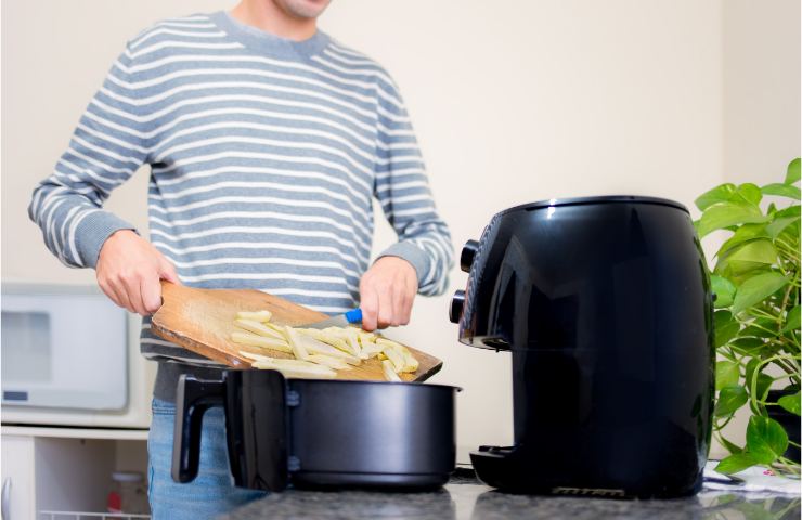 Utilizzo della friggitrice ad aria
