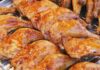 Cosce di pollo glassate al miele e soia. ricettasprint.it