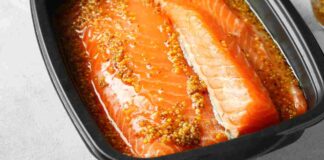 Filetto di salmone caramellato