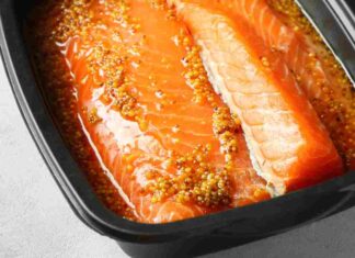 Filetto di salmone caramellato