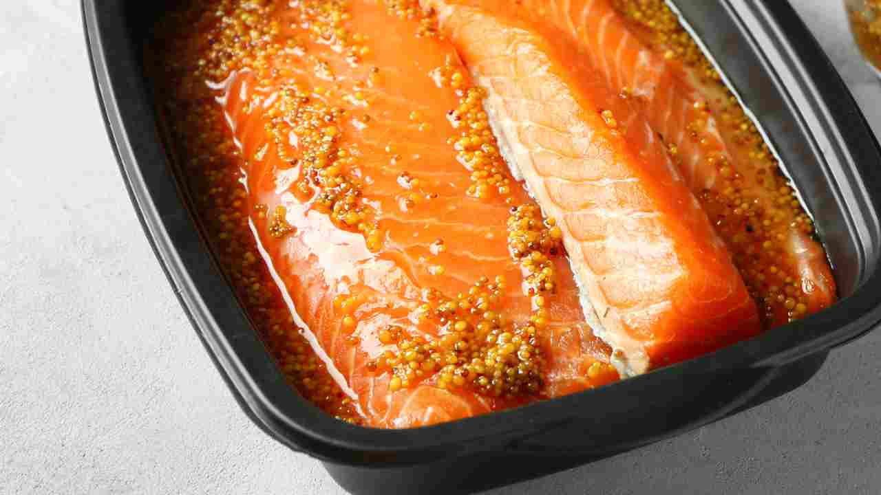 Filetto di salmone caramellato