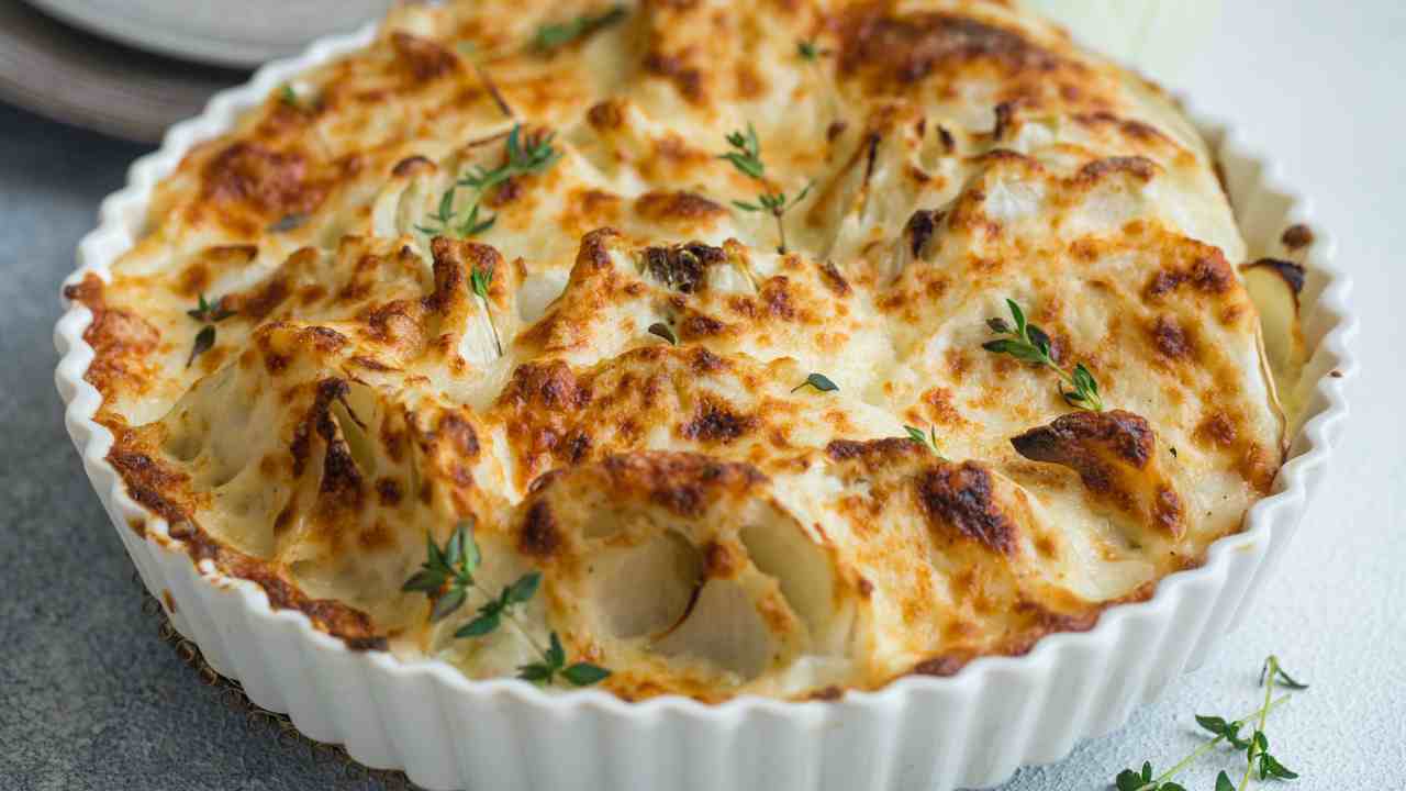 Finocchi cremosi e filanti al forno - Ricettasprint.it