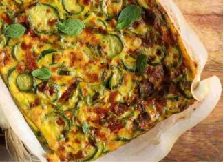 Frittata di verdure al forno. ricettasprint.it