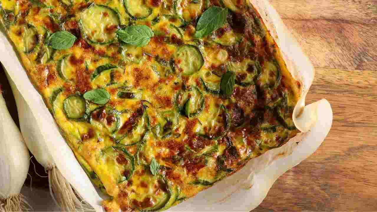 Frittata di verdure al forno. ricettasprint.it
