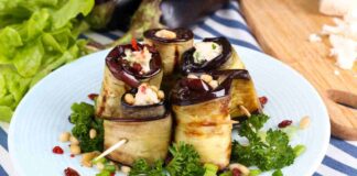 Involtini di melanzane ricotta e limone ricettasprint.it