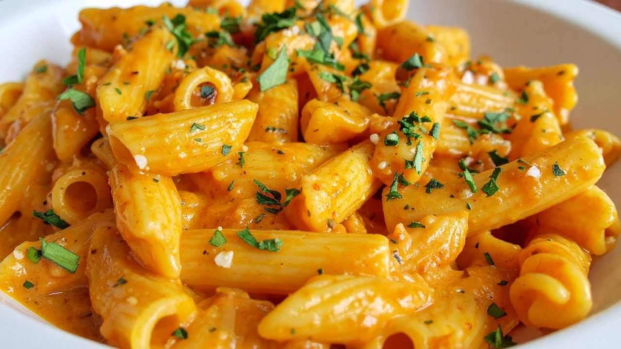 Pasta cremosa zucca e mandorle ricettasprint