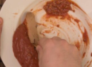 Una scarpetta in un piatto