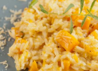 Risotto alla zucca cremosissimo senza un goccio di panna ricettasprint