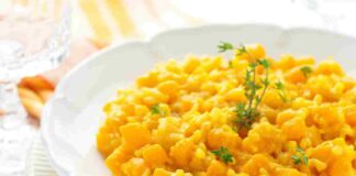 Risotto con la zucca