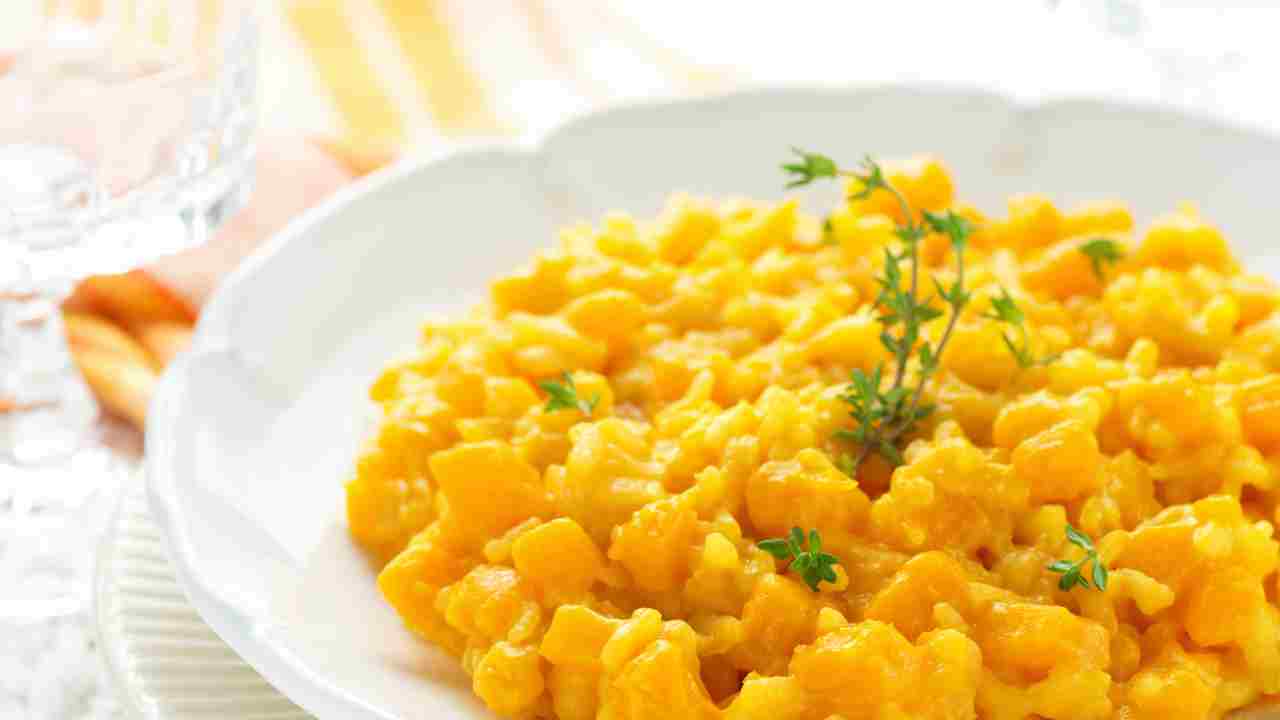 Risotto con la zucca