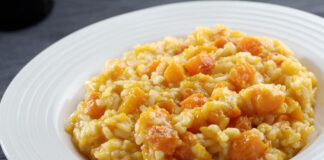Risotto cremoso con i gamberoni