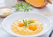 Risotto zucca e gorgonzola. ricettasprint.it