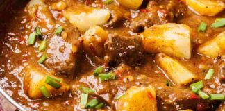 Spezzatino di vitello con patate. ricettasprint.it