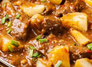 Spezzatino di vitello con patate. ricettasprint.it