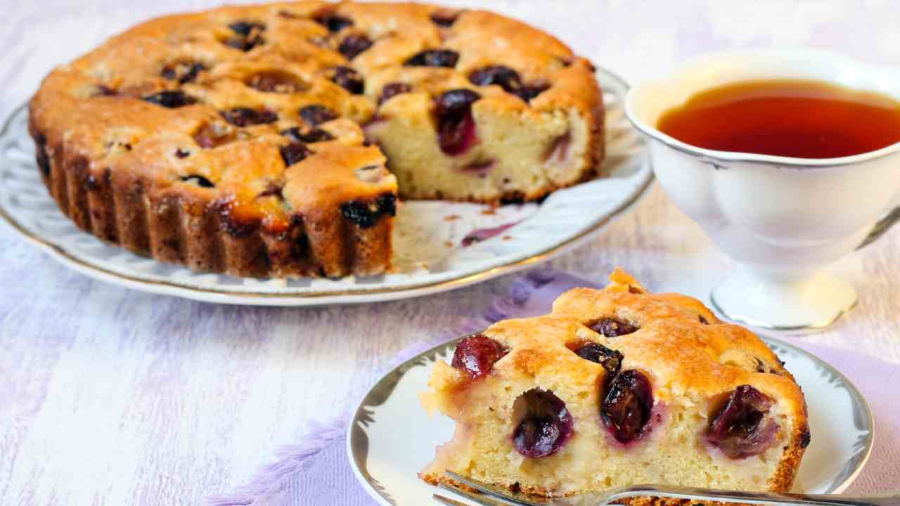 Torta all'uva Ricettasprint.it