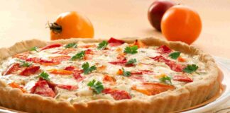 Stavolta faccio una torta salata irresistibile con pomodorini e ricotta salvo la cena e sazio tutti, tempo stimato 10 minuti Torta salata con pomodorini e ricotta - Ricettasprint.it