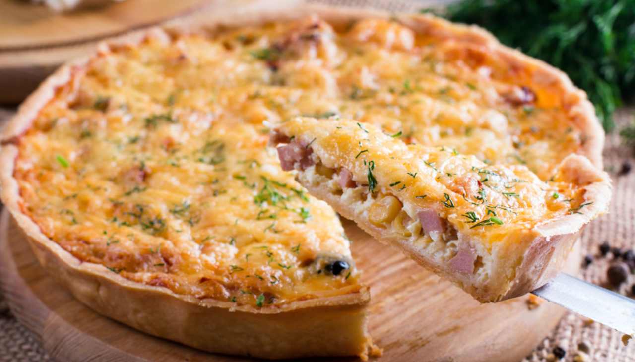 Torta salata golosa e cremosa