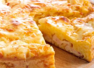 Torta salata rustica di patate con formaggio e prosciutto ricettasprint