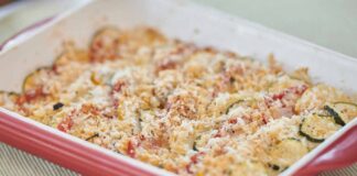 Zucchine gratinate ripiene e filanti - Ricettasprint.it