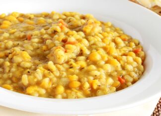 Zuppa con tre ingredienti
