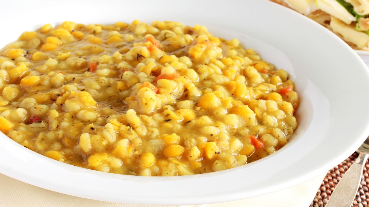 Zuppa con tre ingredienti