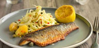 branzino all'arancia e finocchi ricettasprint.it