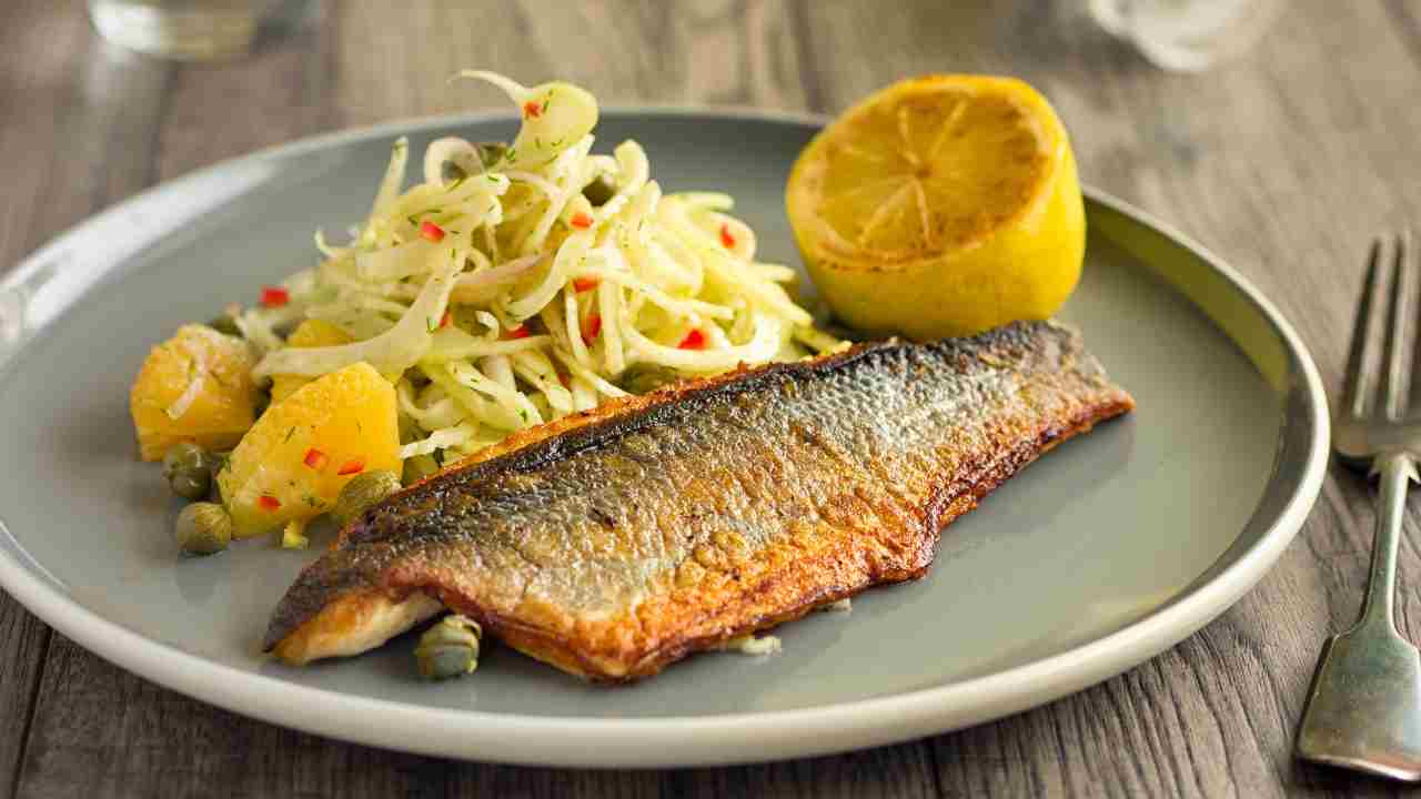 branzino all'arancia e finocchi ricettasprint.it