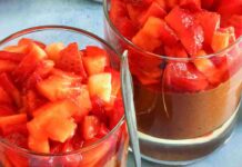 mousse fragole e anacardi ricettasprint.it