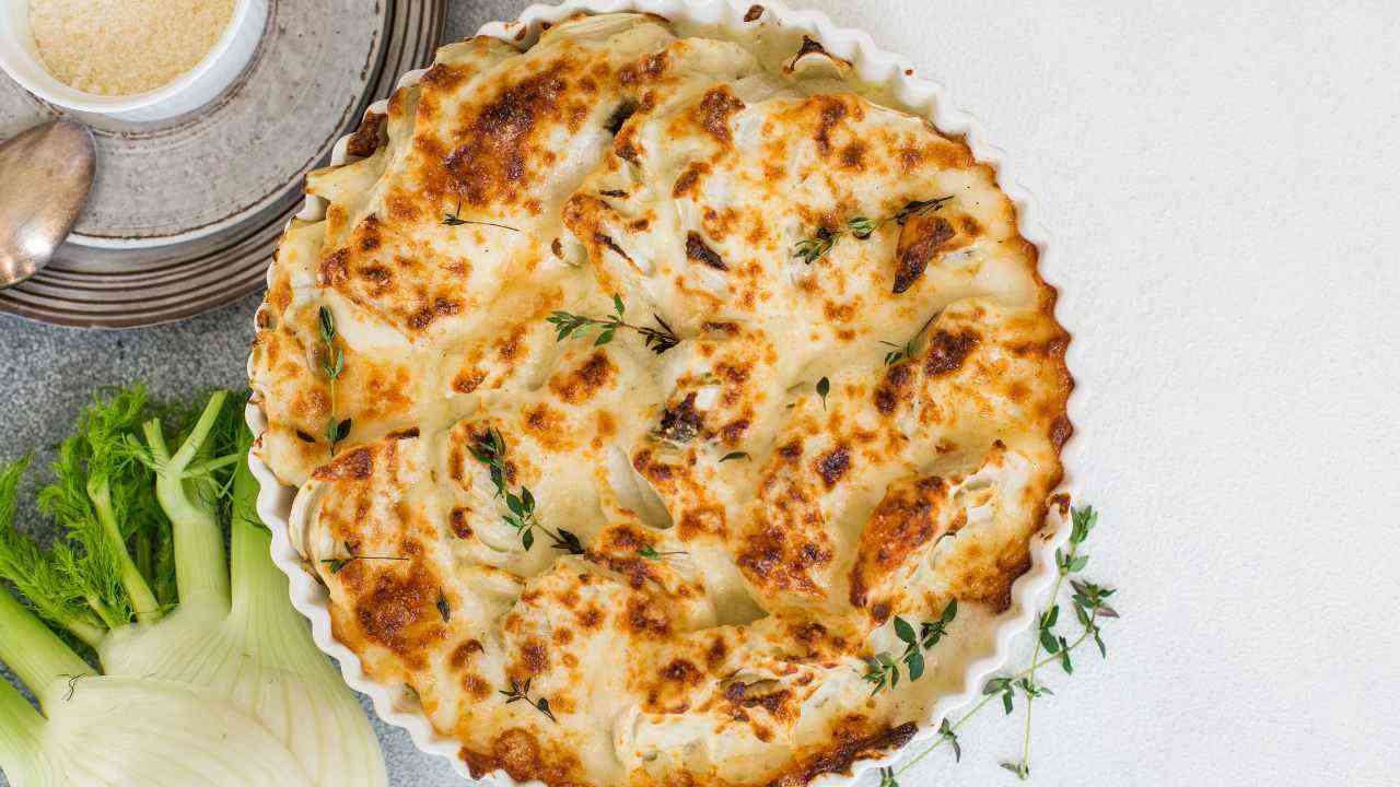 parmigiana bianca di finocchi ricettasprint