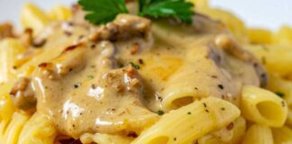 La pasta cremosa alle noci che tutti ameranno perchè si fa in 10 minuti e ti travolge con la sua bontà pasta cremosa alle noci ricettasprint