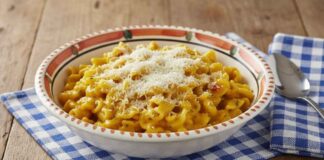 Pasta cremosa zucca e ceci, la faccio in pochi minuti e risolvo il pranzo veloce pasta zucca ceci veloce ricettasprint