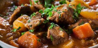 La nonna lo faceva proprio così, ecco lo spezzatino di carne con patate: la vera ricetta di una volta spezzatino della nonna ricettasprint