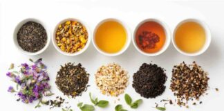 Bevo una di queste tisane ogni sera e la mia pancia è sparita, che benessere Tisane diverse viste dall'alto