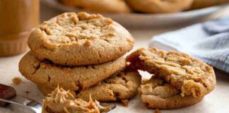 I biscotti li faccio anche al burro di arachidi con la ricetta americana, ma senza uova e burro | Li ho sostituiti così Biscotti al burro di arachidi ricetta americana - RicettaSprint