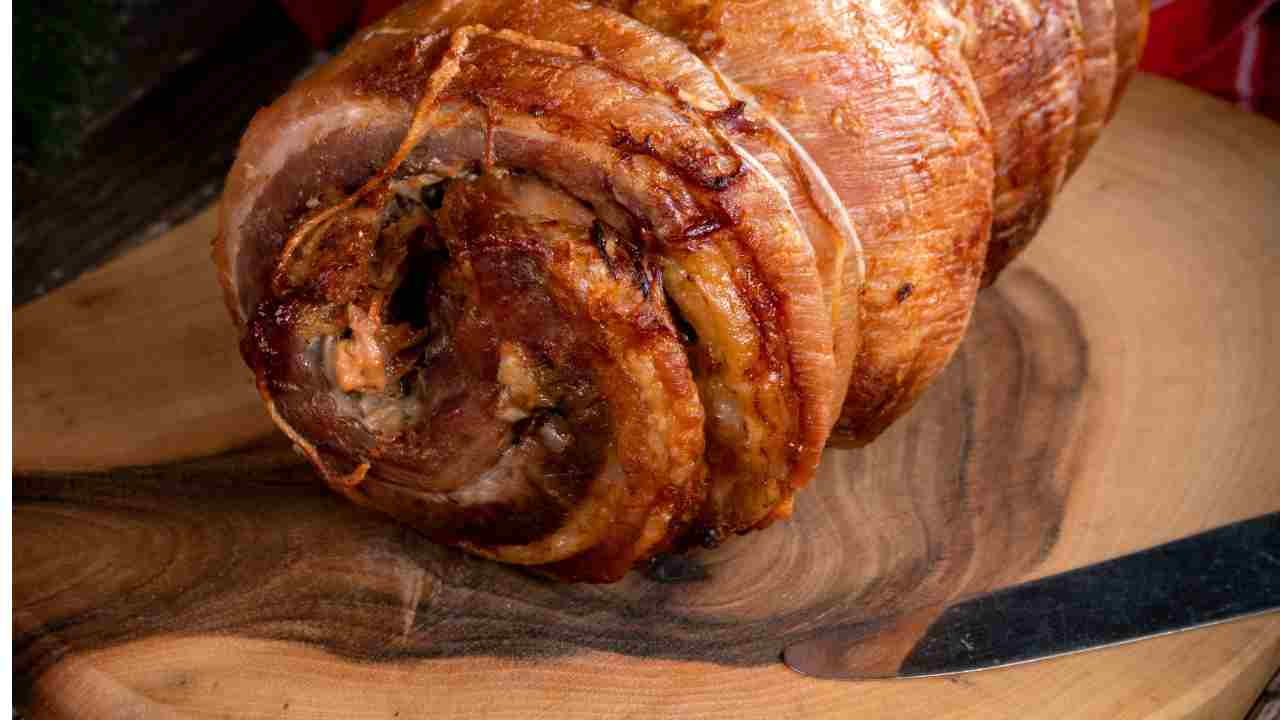 Pancetta arrotolata al forno ricettasprint.it