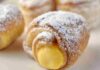 Cannoncini con crema al limoncello