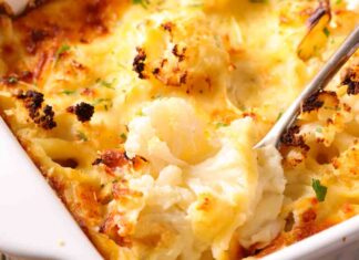 Cavolfiore gratinato al forno - Ricettasprint.it