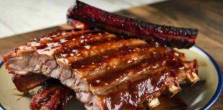 Costine di maiale glassate alla birra e miele ricettasprint.it