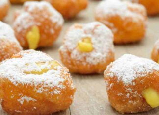 Frittelle con crema pasticcera