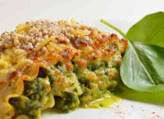 Lasagna di verdure a Natale